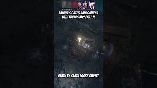 Death by crate looks empty baldursgate3 gamingshorts videogamer playstation5 videogames [upl. by Wain]