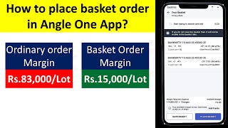 HOW TO DO BASKET ORDER IN ANGLEONE TAMIL [upl. by Zertnom502]