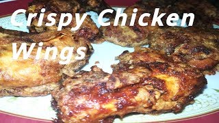 Crispy chicken wings fryFried chicken wings recipe [upl. by Arakat]