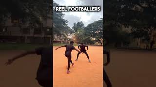 Real VS Reel Footballers😂  PRSOCCERART  shorts [upl. by Latif597]