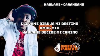 Hablame  Carangano  Dj Andres Panye  Video lirycs  Salsa expresión del alma [upl. by Anidene]