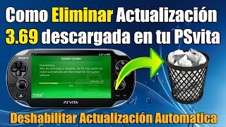 Como borrar actualización 369 descargado en tu Psvita  Tutorial 360656768 [upl. by Veronica]