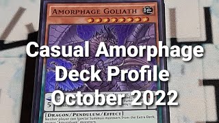 Casual Amorphage Deck Profile October 2022 [upl. by Elaynad226]