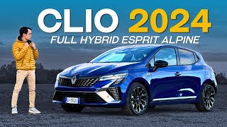 RENAULT CLIO 2024 full hybrid  PREZZO INTERNI e CONSUMI [upl. by Richardo]