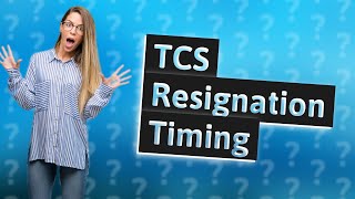 When can I resign again after withdrawing my resignation in TCS [upl. by Anital]