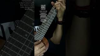 Nothing  Bruno Major Guitar Chord Tutorial guitalele nothing brunomajor nvksmj [upl. by Grove604]