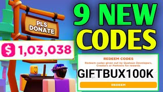 UPDATE 〽️ PLS DONATE REDEEM CODES 2023  ROBLOX PLS DONATE CODES  PLS DONATE CODES [upl. by Gilman]