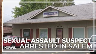 Massage parlor sexual assault suspect arrested in Salem [upl. by Bible508]