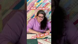 String Quilt Scrap Buster Easy Sewing Project sewingprojects beginnersewing [upl. by Aneehsram387]