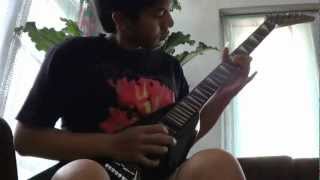 Jamrud  The Devil Wears Batik  Guitar cover with solo [upl. by Nylahsoj]