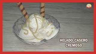 HELADO CREMOSO CASERO CON CHANTILLY Y DULCE DE LECHEAREQUIPE [upl. by Icam]