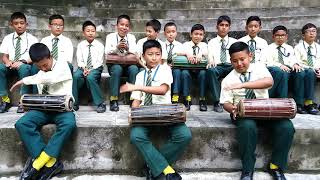 YOUNG PERCUSSIONISTS OF GYANODAYA  Promoting Nepali Folk Musical Instruments [upl. by Brown322]