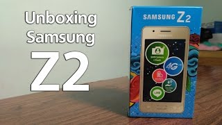 Samsung Z2 Unboxing Indonesia  Tizen OS FI Review [upl. by Sabas]