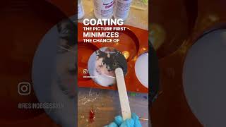 How to make photo coasters with resin epoxy [upl. by Ayhay]