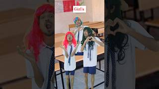 Girls at school vs Boys at school shorts ytshorts [upl. by Annaeg871]