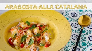 Aragosta alla catalana  Ricetta tradizionale  Chef Deg  Saporie [upl. by Mommy80]