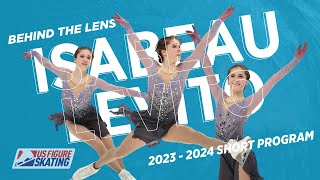 Behind the Lens  Isabeau Levitos 20232024 Short Program [upl. by Sirak]