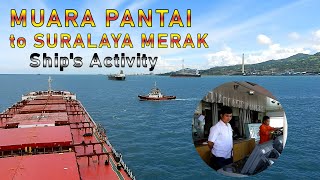 Ships Activity  From Muara Pantai to Suralaya  Angin Kencang di laut Jawa [upl. by Constantino]