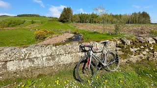 Cycle route from River Breamish Club Campsite [upl. by Bronwyn705]