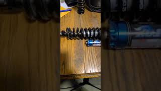 how to change springs on a fox rear shock [upl. by Notlih]