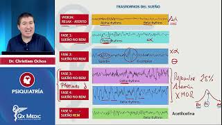 Trastornos del sueño PSIQUIATRÍA INDICE en DESCRIPCIONfisiologíainsomniopesadillas QXMEDIC [upl. by Concepcion249]