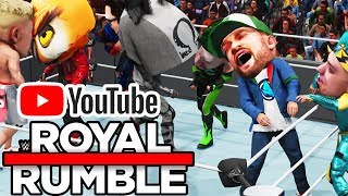 Youtuber Royal Rumble BIG HEAD MODE feat DanTDM Ohmwrecker PopularMMOs Ninja amp More [upl. by Nit221]