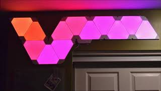 Nanoleaf Rhythm smart lighting with music blogger review [upl. by Brouwer746]