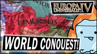 Complete EU4 World Conquest Guide  Timurid Mughals Opening Moves [upl. by Atiuqa962]