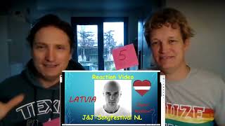 12 Latvia Reaction Video Eurovision 2024 [upl. by Aloysia]