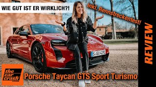 Porsche Taycan GTS Sport Turismo 2022 Das BESTE Elektroauto Fahrbericht  Review  Test  Sound [upl. by Dun]