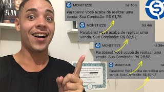 Como Fazer A Primeira Venda Na Monetizze De Forma Simples Dinheiro Na Monetizze [upl. by Aynatal]