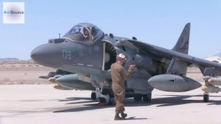 AV8B Harrier Preflight Conventional Takeoff amp Landing [upl. by Iramo708]