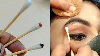 Eyemakeup tutorial Without brushes  Everyday eyemakeup for beginnerssababeautysalone9v [upl. by Cos]