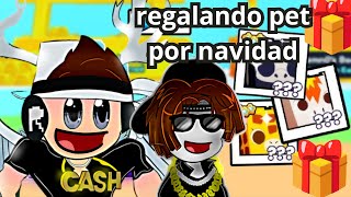 Regalando Mascotas en Pet Simulator Roblox 99 [upl. by Haniraz53]