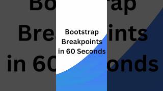 Bootstrap Breakpoints in RECORD Time shorts [upl. by Romine]