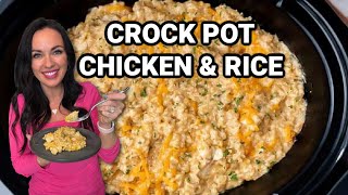 Crock pot Chicken and Rice [upl. by Nolasba]