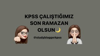 RAMAZAN AYI ÇALIŞMA PLANIMHangi saatler arasında çalışacağım⏳kpss2022 kpss [upl. by Lucilla]