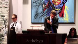 Seven Artist Records in Sothebys 380 Million Contemporary Art Evening Sale [upl. by Eniamret]