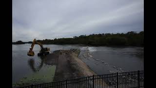 Carpentersville Dam Removal  1082024 [upl. by Courtnay410]