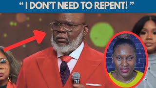 TD Jakes Responds to Allegations During Sunday Service Live Stream [upl. by Datha707]