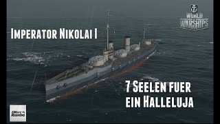 Lets Play World of Warships  Nikolai I  7 Seelen für ein Halleluja  Gameplay  German [upl. by Pammi222]