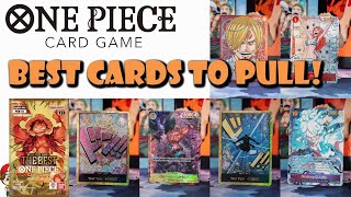 The BEST Cards to Pull from PRB01 Most Valuable One Piece TCG Cards One Piece TCG News [upl. by Attenrad]