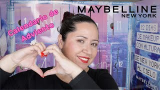 ✈️ MAYBELLINE ✈️ Calendario de Adviento [upl. by Whitehouse]