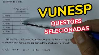 5 QUESTÕES DE CONCURSO RESOLVIDAS E EXPLICADAS  VUNESP 4 [upl. by Ordway481]