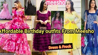 Meesho  Affordable Partywear long DressGown From Meesho💃Meesho Dress Kurta Sets Haul💃Meesho Haul [upl. by Brewer]