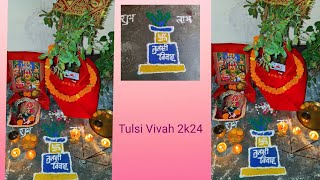 Tulsi Vivah 2k24 Vlogtulsivivah vlog tulsivivahrangoli dailyvlogdiary26 [upl. by Efeek]