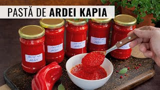 Cu ea dăm gust și culoare mâncărurilor toată iarna pastă de ardei kapiagogoșari  Bucate Aromate [upl. by Audette]