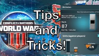 Conflict of Nations WW3  Tips and Tricks  How to Play Better 1 [upl. by Durkin]