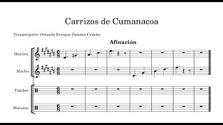 Carrizos de Cumanacoa estado Sucre Partitura [upl. by Yelloh]