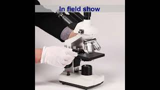 40X5000X Compound Trinocular Optical Microscope [upl. by Hanonew630]